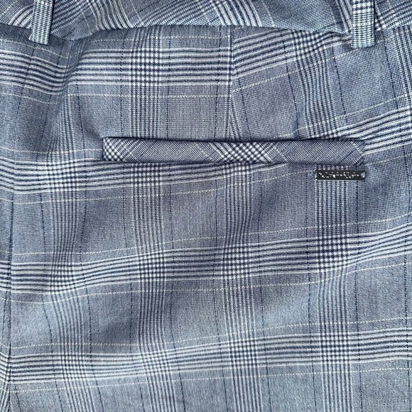 CALVIN KLEIN LIGHT BLUE PLAID MODERN DRESS PANT TROUSERS SIZE  4 - Picture 7 of 11